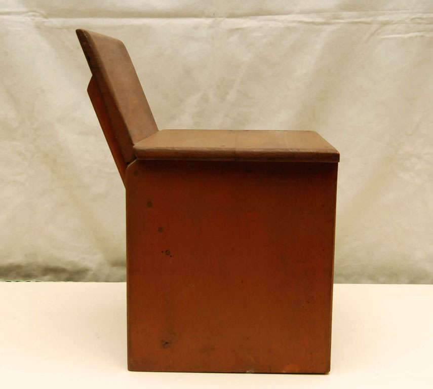 Mid-20th Century Pine Child's Chair