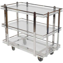 Karl Springer Bar Cart