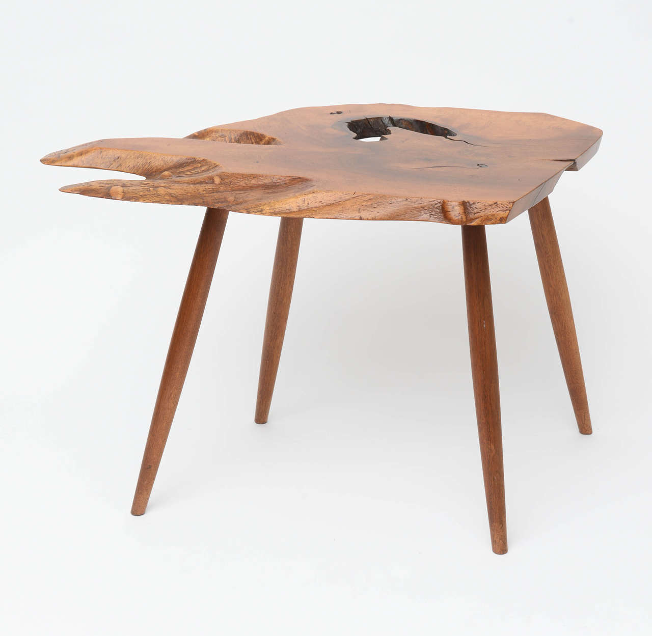 George Nakashima Slab End Table 1