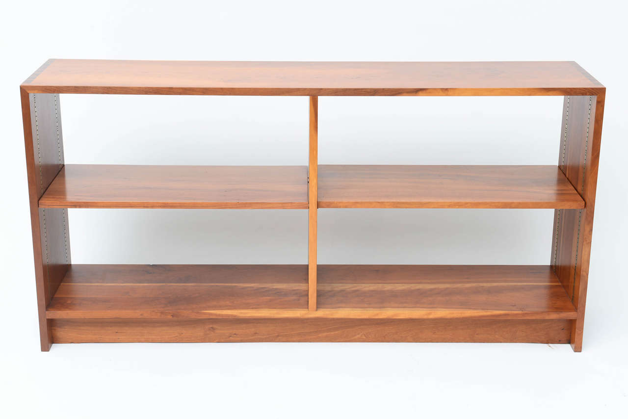 Pair of floor standing bookcases are rarely seen, this is a beautiful matched pair
by George Nakashima.