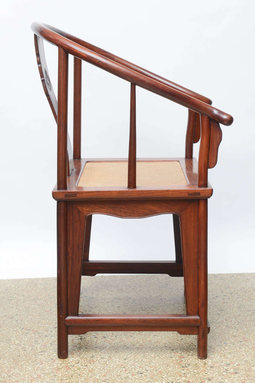 Chinese Horseshoe Armchair, 20th Century 1