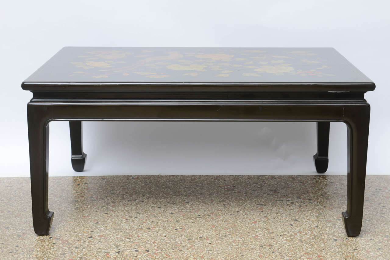 Chinese low table with chinoiserie. Original restored finish.

Originally $ 975.00