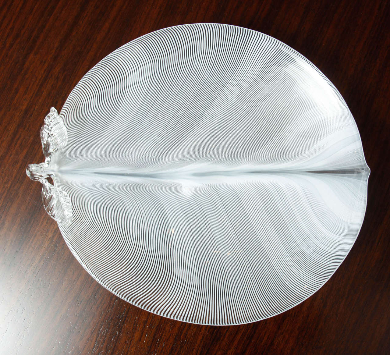 Tyra Lundgren for Venini, Large Leaf Platter