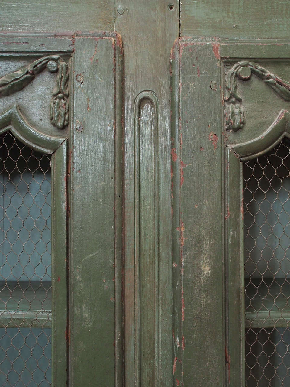 19th Century Painted Bookcase In Fair Condition For Sale In New Orleans, LA