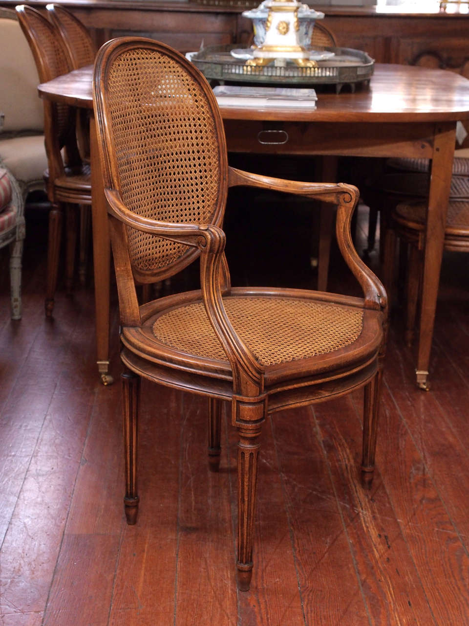 Set of Ten 19th Century Dining Room Chairs In Excellent Condition In New Orleans, LA