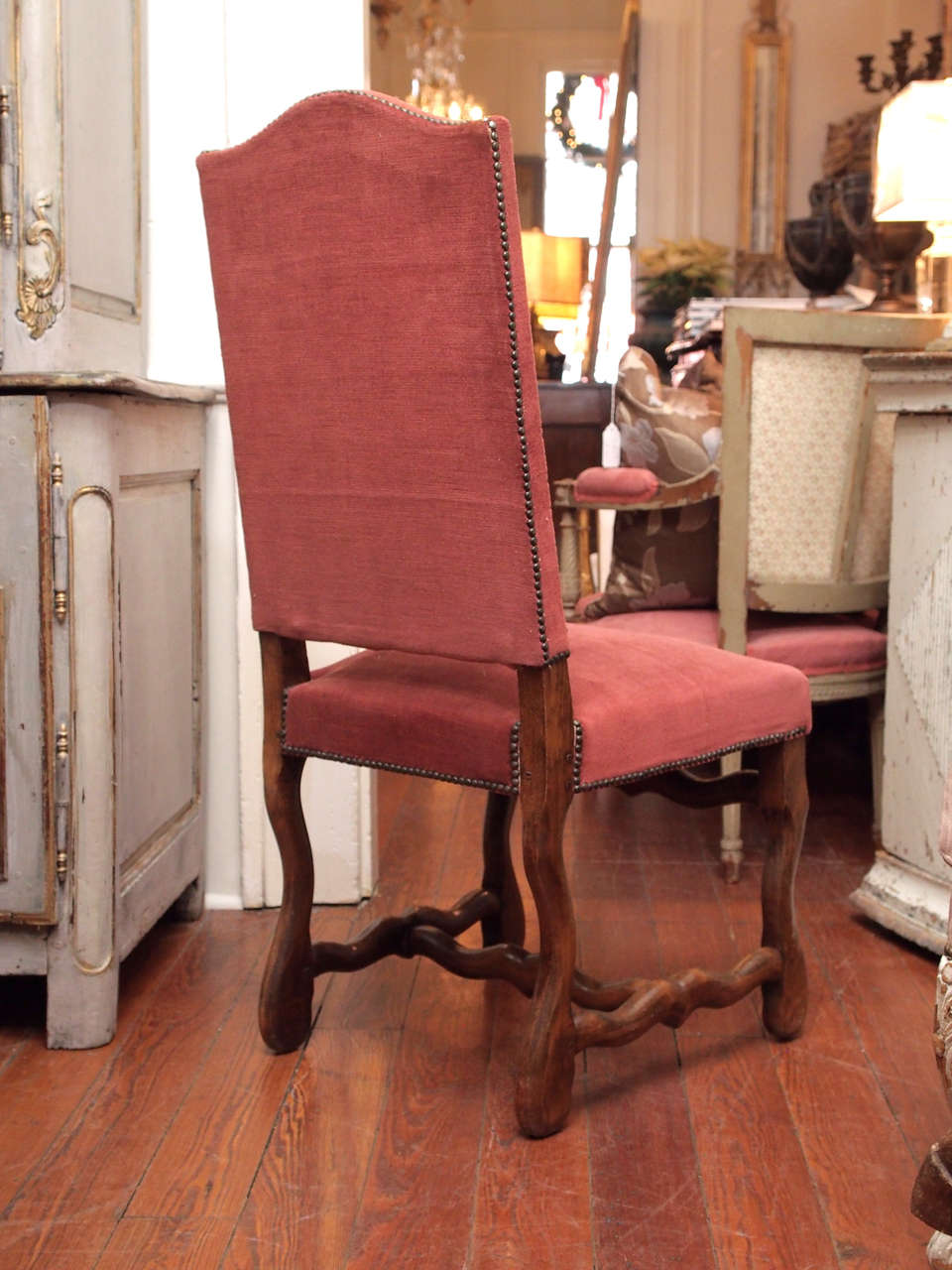 19th Century Set of Eight Mouton Dining Room Chairs