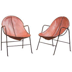 Vintage Pair of Mexican Modern Chairs