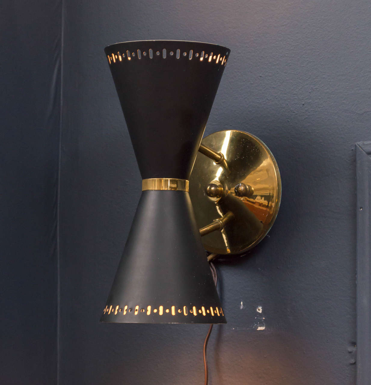 Pair of Italian Wall Lights at 1stDibs