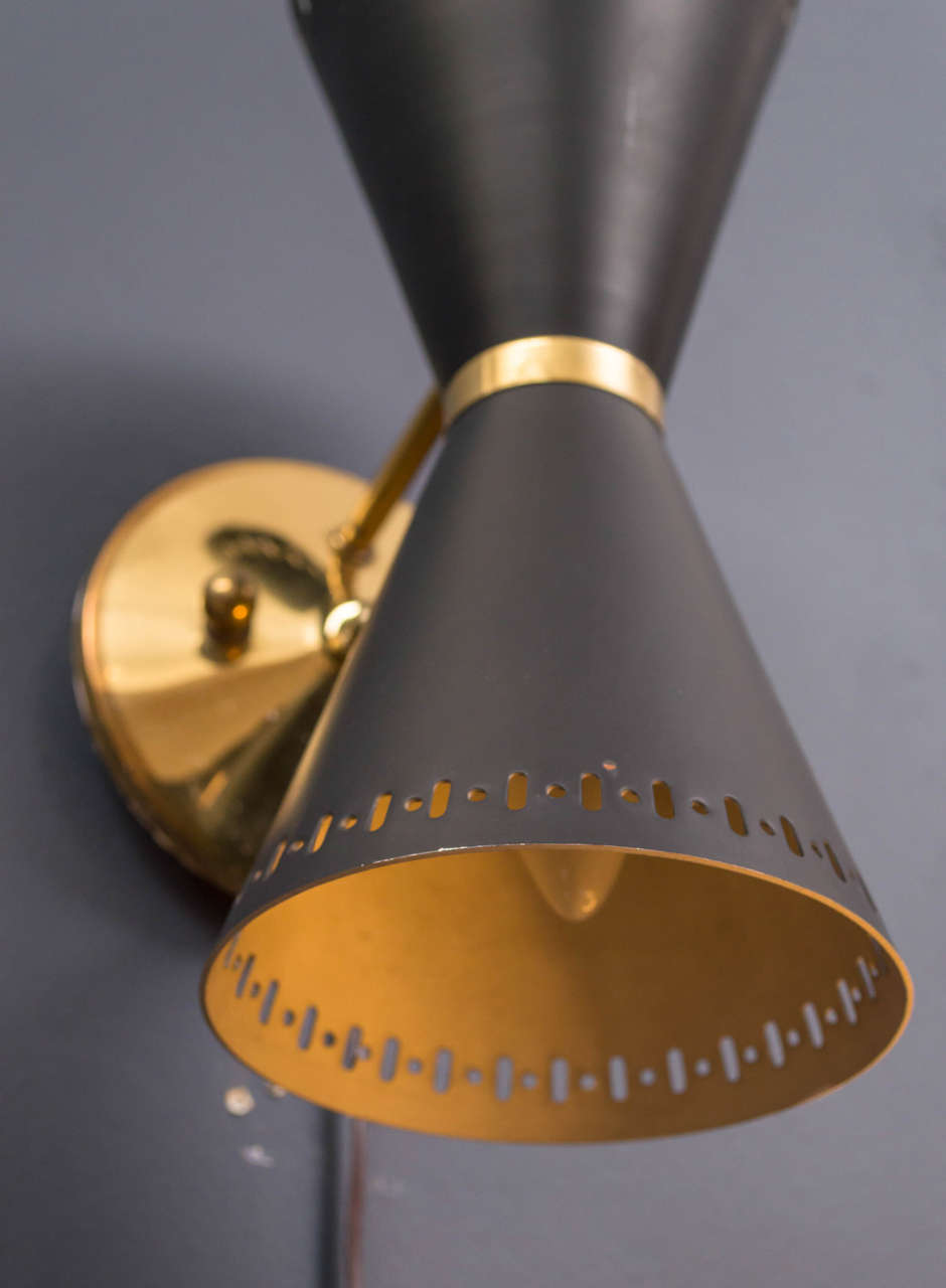 Pair of Italian Wall Lights at 1stDibs