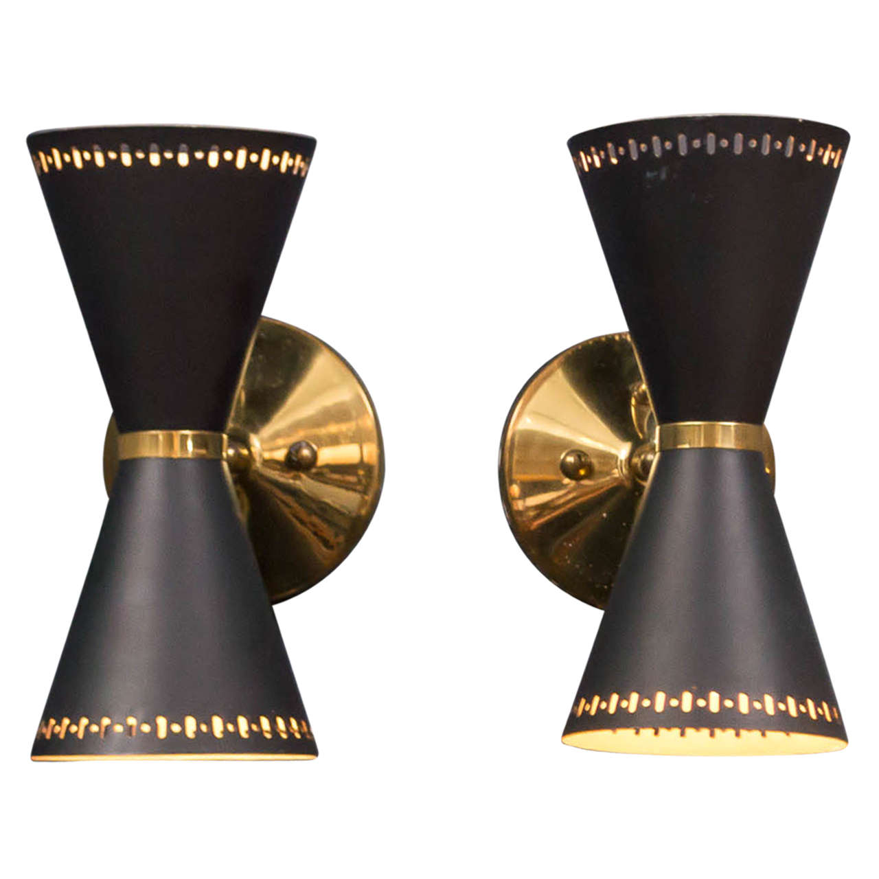 Pair of Italian Wall Lights at 1stDibs