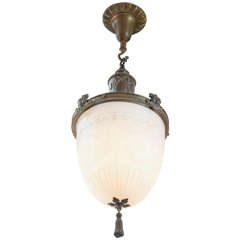 Late Victorian Whimsical Pendant or Chandelier