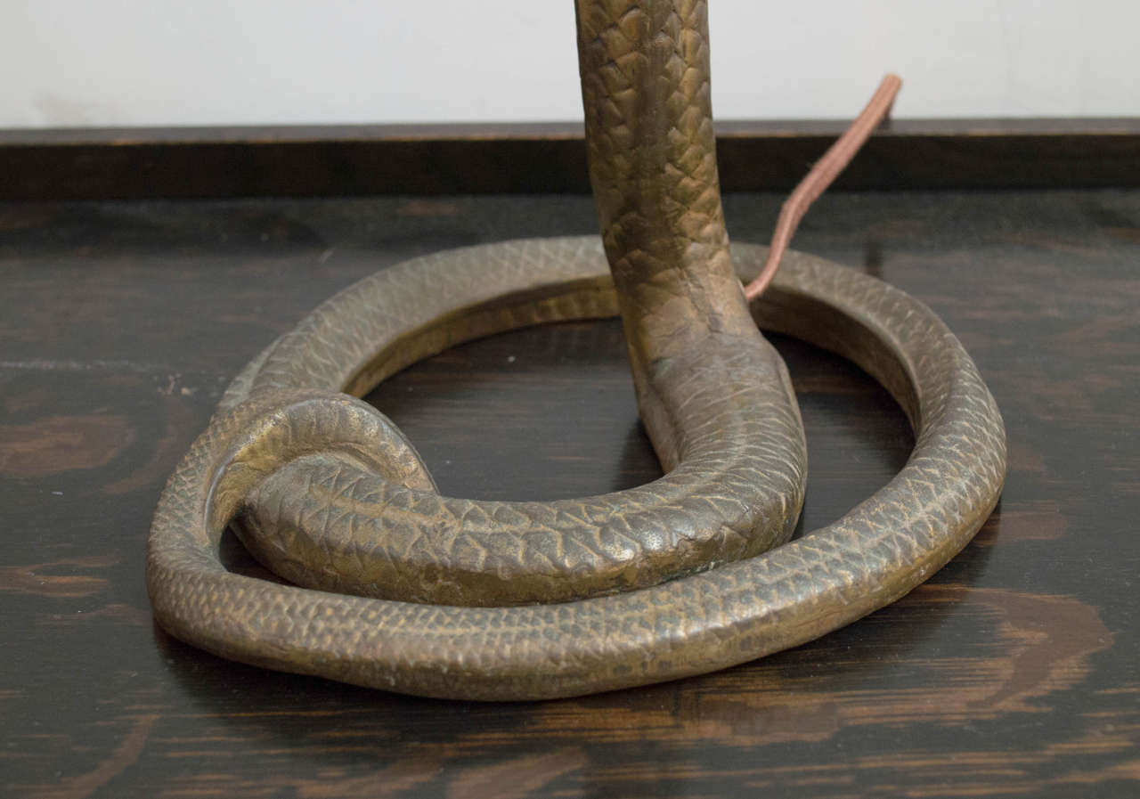 Art Nouveau Lamp with Snake at 1stDibs snake lamp