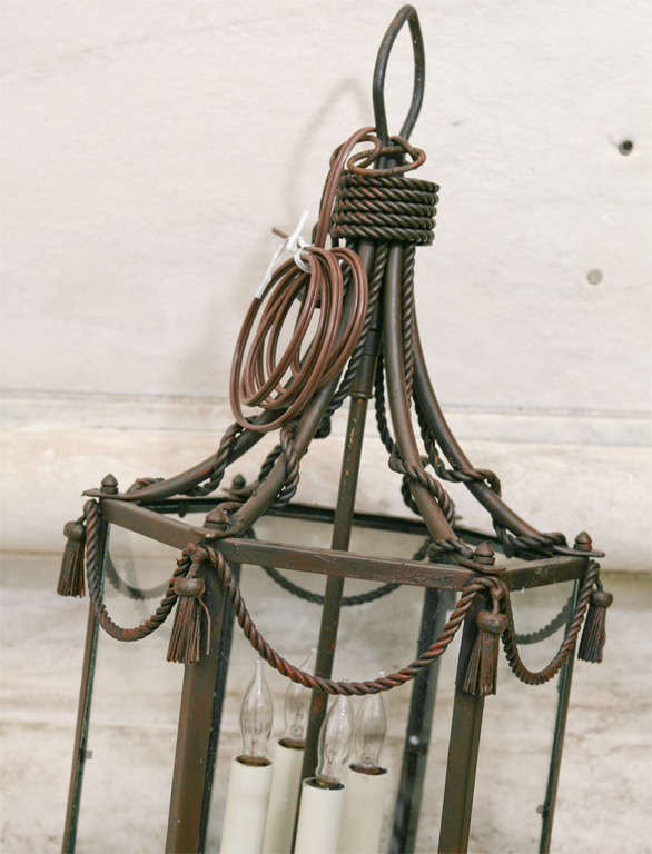 A four (4) light Italian Lantern