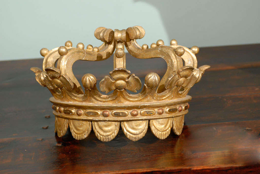 Gilded Italian Crown - SOLD 7