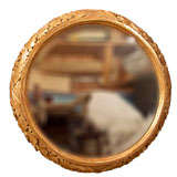 Antique 19th Century Regency Style Gilt Wood Oak Tree themed Mirror
