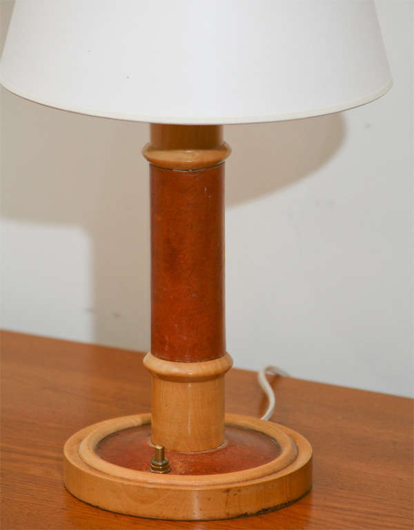 Leather Lamp