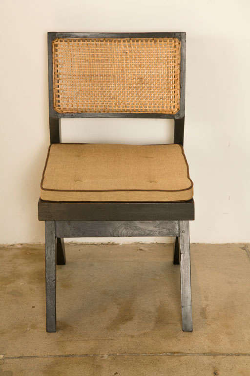 Set Of 4 Pierre Jeanneret V Chairs Ca 1960