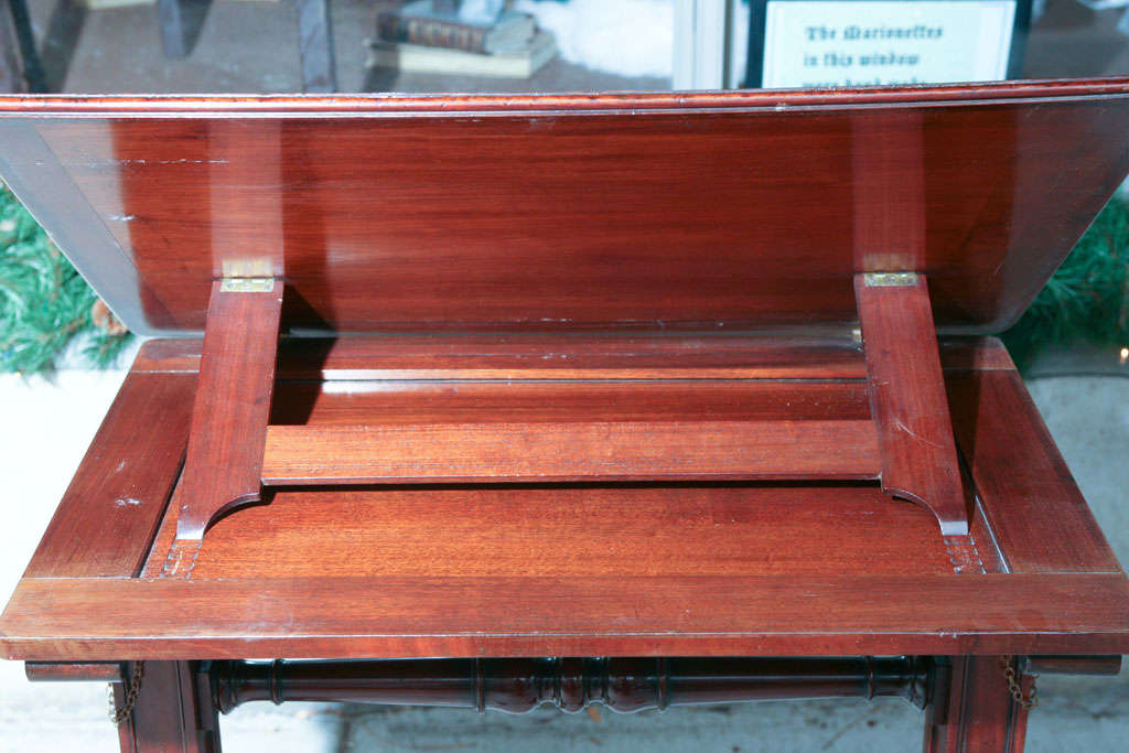 Regency Period Metamorphic Writing /Book Table In Good Condition For Sale In Hudson, NY