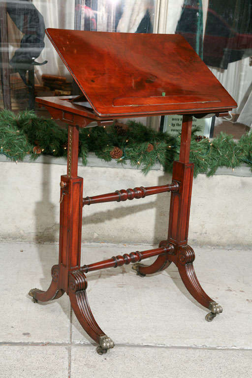 Regency Period Metamorphic Writing /Book Table For Sale 1