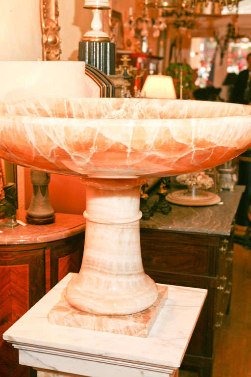 Large Lapis Medica and Marble Coupe or Tazza In Good Condition For Sale In Hudson, NY