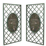 Mirrored garden panels