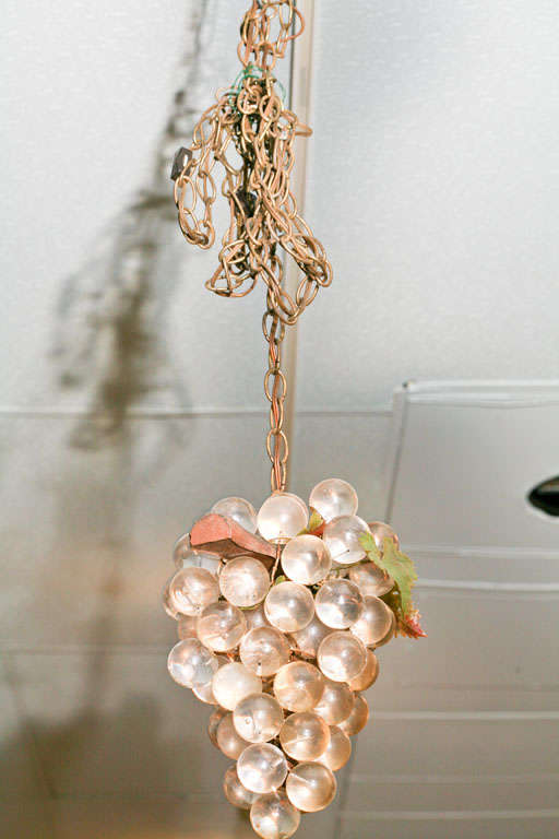 A Cluster of Grapes Light Fixture