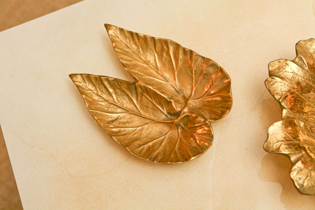 Brass Gold Leaves ( Trays )