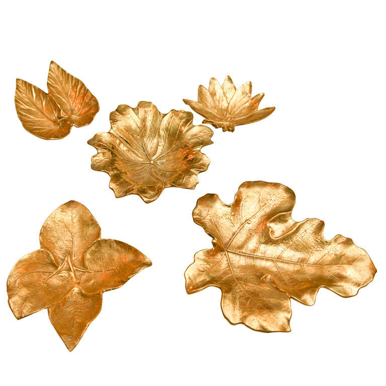 Gold Leaves ( Trays )