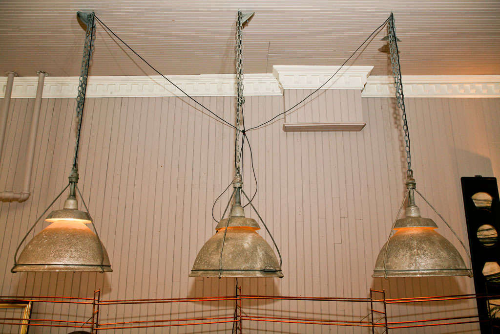 American Holophane Industrial Pendant Lamps