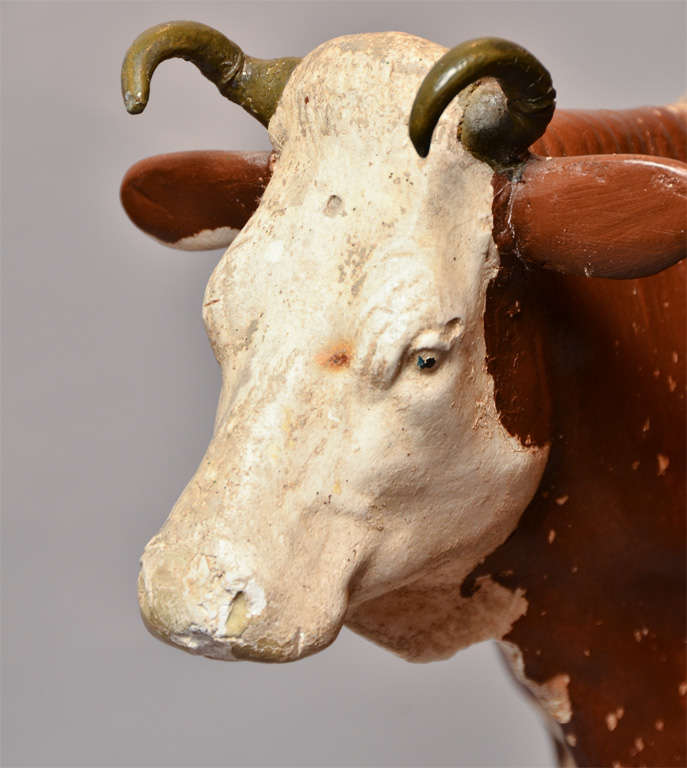 Pair Hereford Cow Sculptures 3