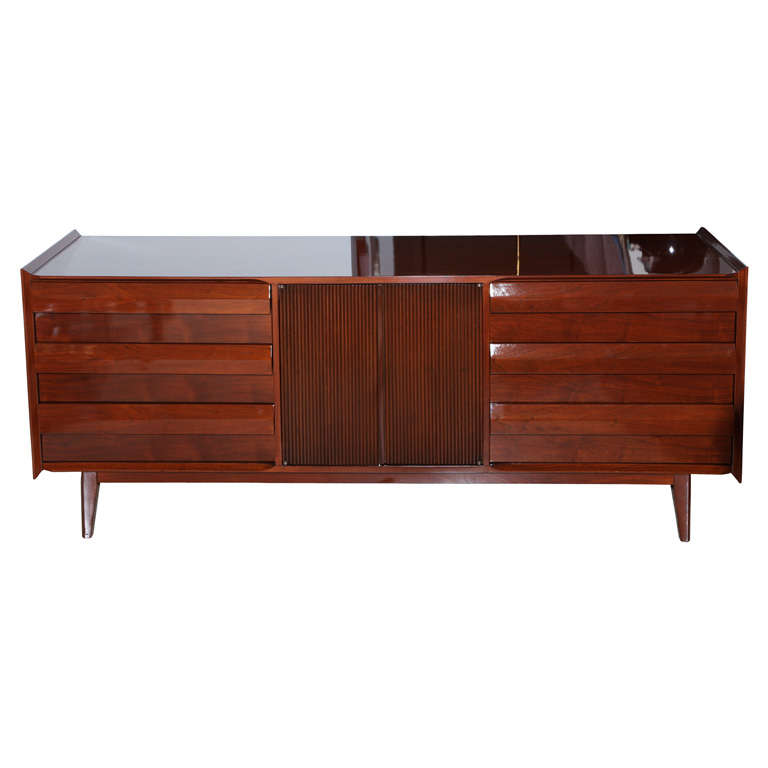 Lane Mahogany Dresser, 1960s For Sale