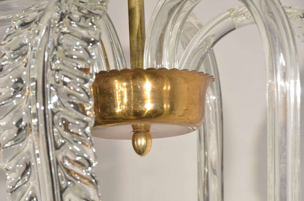 Brass Murano lantern