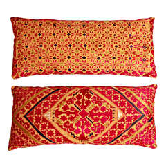 Two Swat Valley Embroidered Pillows