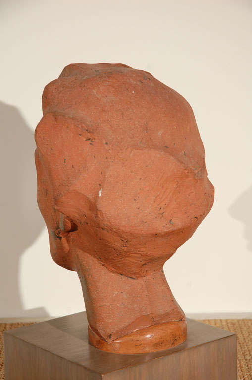 Terracotta Terra Cotta Female Bust For Sale