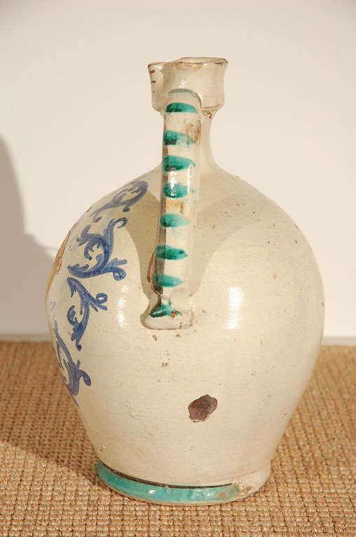 Spanish Colonial style pottery terra-cotta jug 2