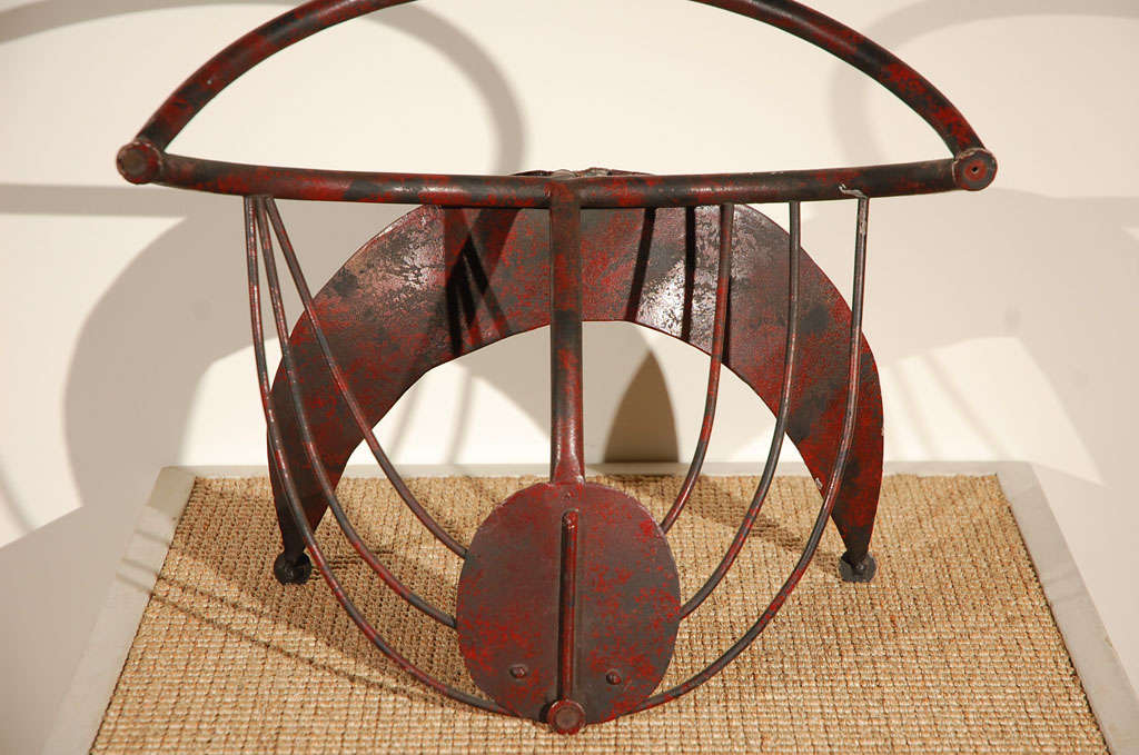 Mid-Century Modern French Mid-Century Metal Sculpture For Sale