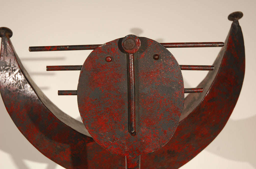 French Mid-Century Metal Sculpture For Sale 1