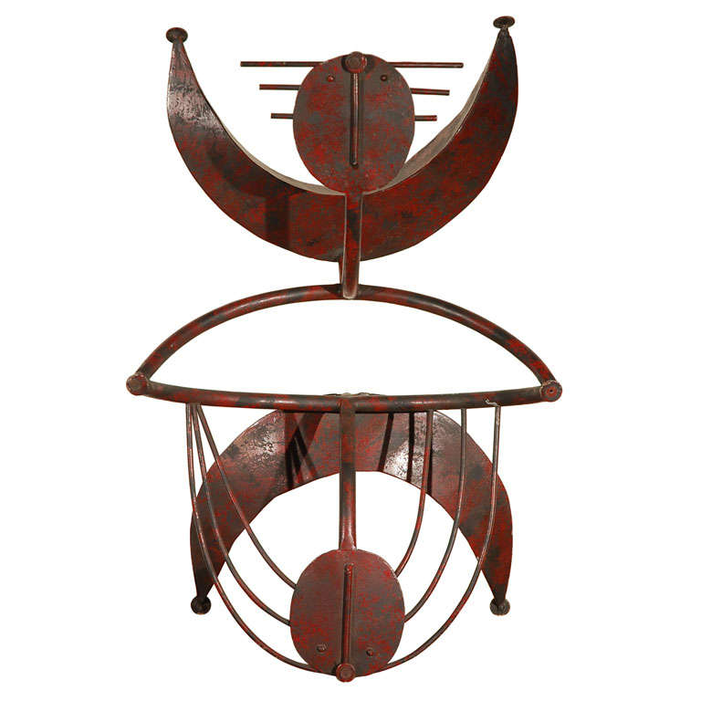 French Mid-Century Metal Sculpture