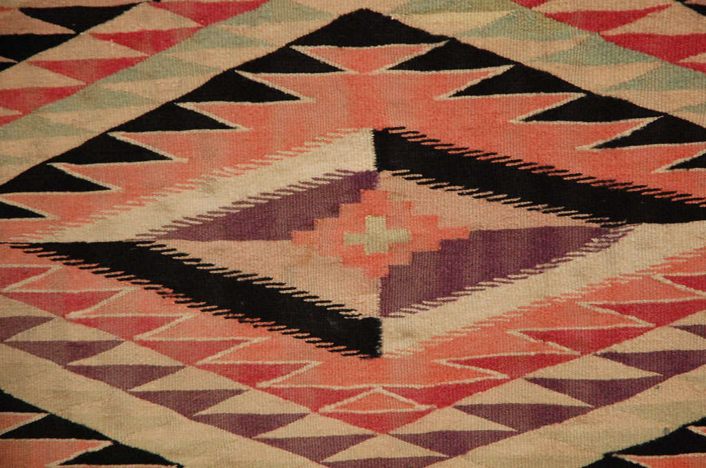 Wool Navajo Eye Dazzler Blanket