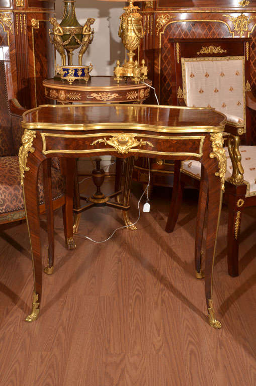 French 19th c transitional Louis XV -XVI  side table