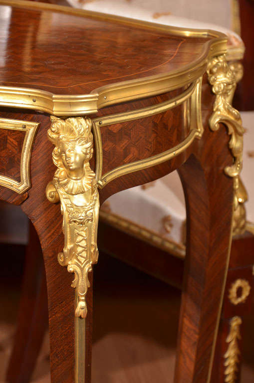 19th c transitional Louis XV -XVI  side table 1