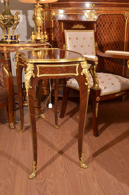 19th c transitional Louis XV -XVI  side table 2