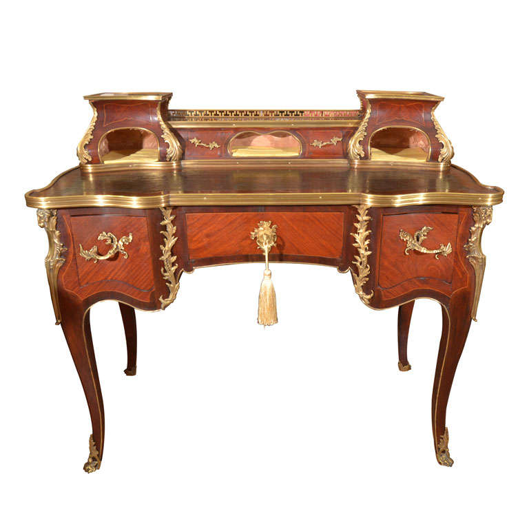 19th c French Louis XVI signed Sormani writing desk