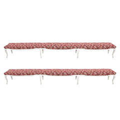 Pair of Long French Benches
