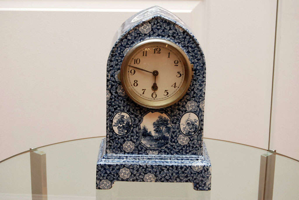American Porcelain Clock