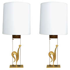 Charles rooster lamps