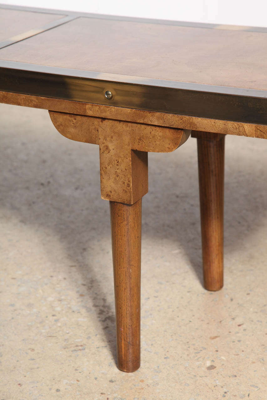 narrow wood coffee table