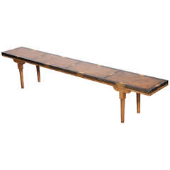 Retro narrow Mastercraft Coffee Table