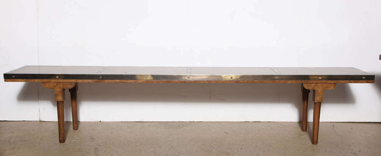narrow Mastercraft Coffee Table at 1stDibs long narrow coffee table, narrow wood coffee table