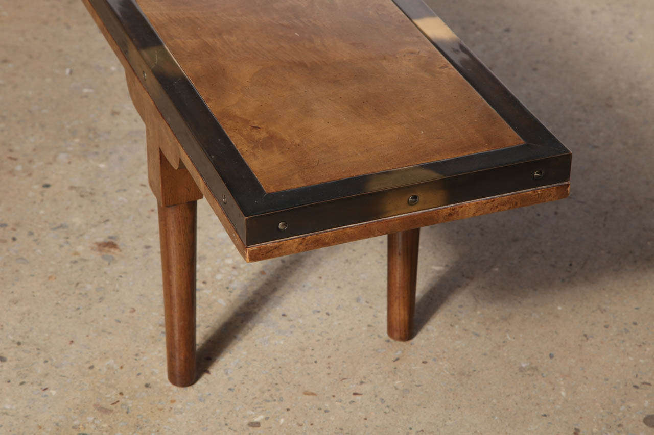 narrow Mastercraft Coffee Table at 1stDibs long narrow coffee table, narrow wood coffee table